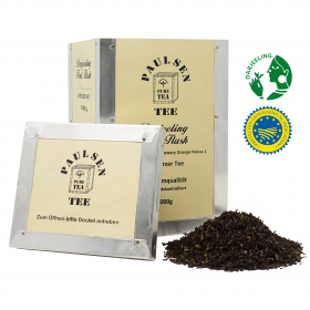 Darjeeling First Flush "Ernte 2024" 1000g, schwarzer Tee,  in dekorativer Teekiste